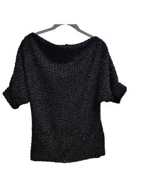 Voice‎ vintage sequined light sweater in sz sm